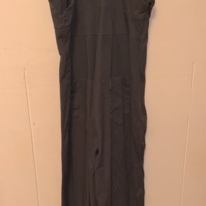 Olive green overall pants